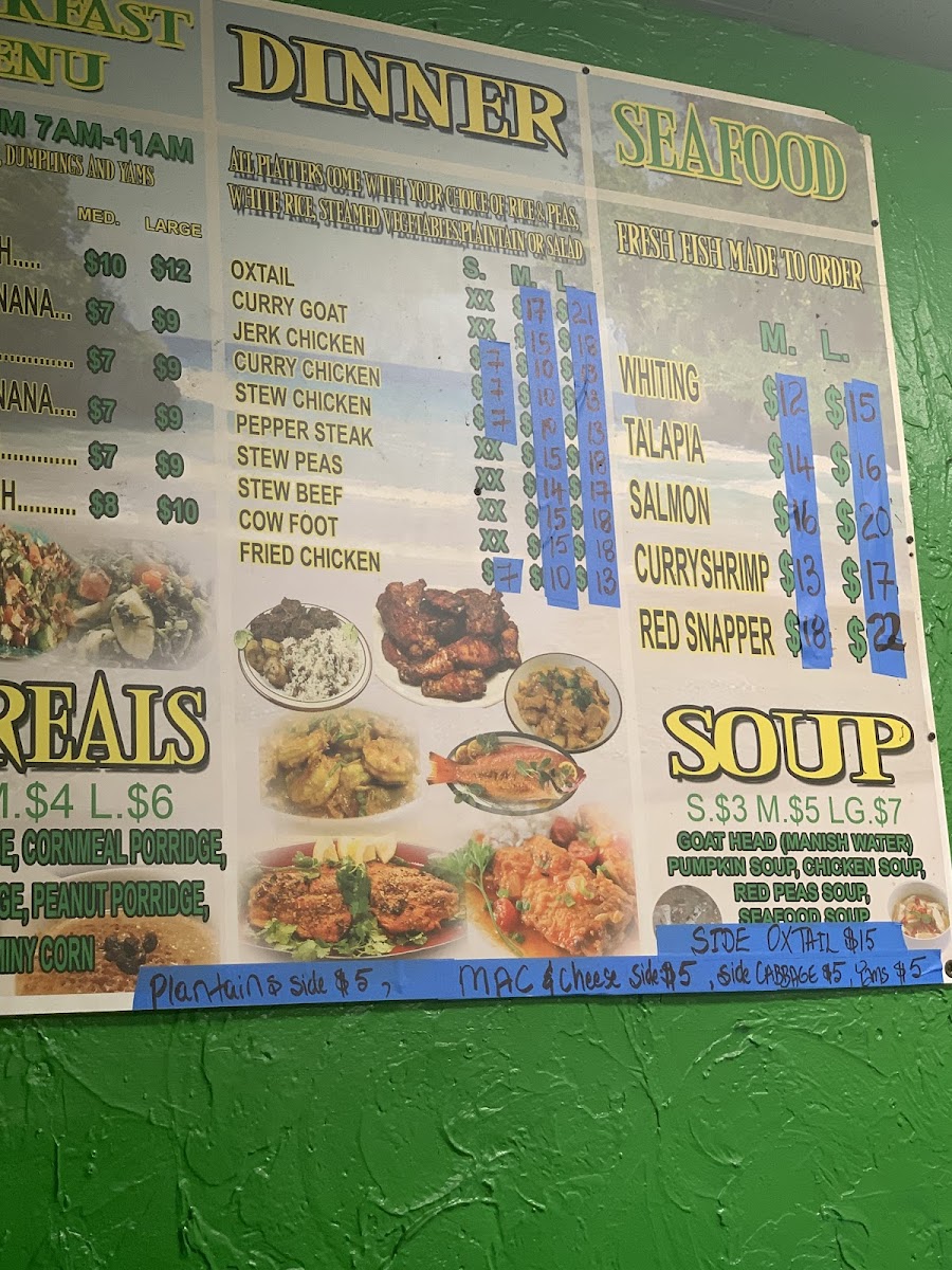 Dezzy's Jamaican Restaurant Menu - Image 3